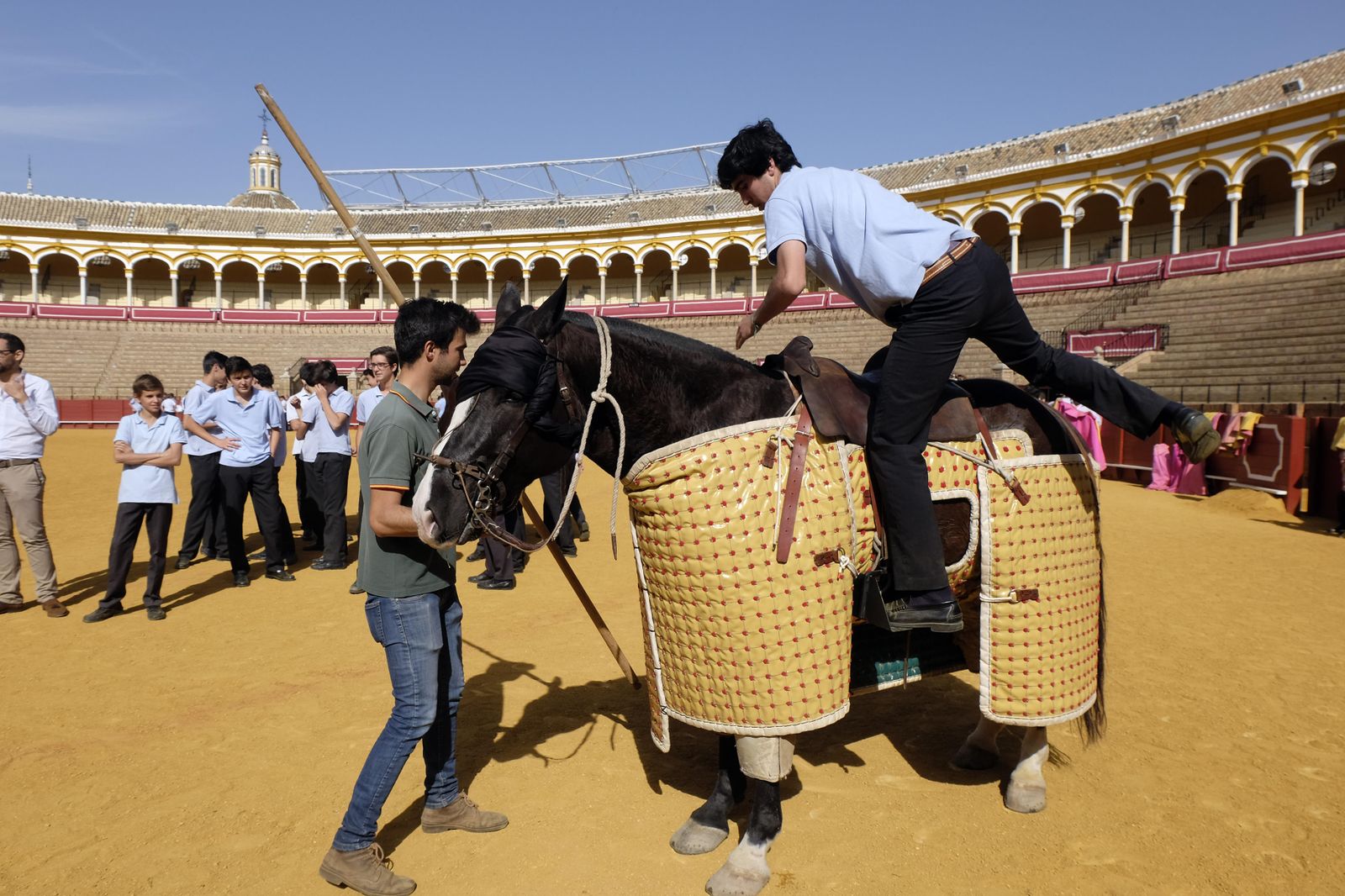 El taller de toreo en la Maestranza, en imágenes