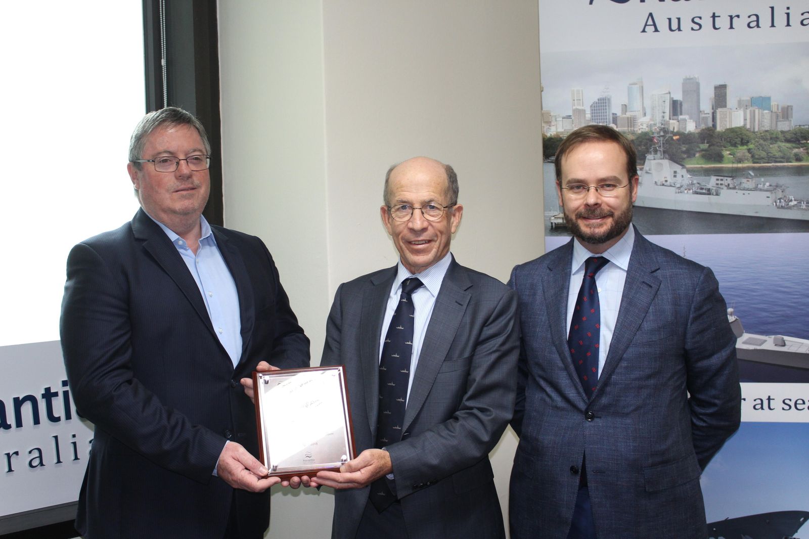 Acto de apertura de la nueva oficina de Navantia en Singapur.