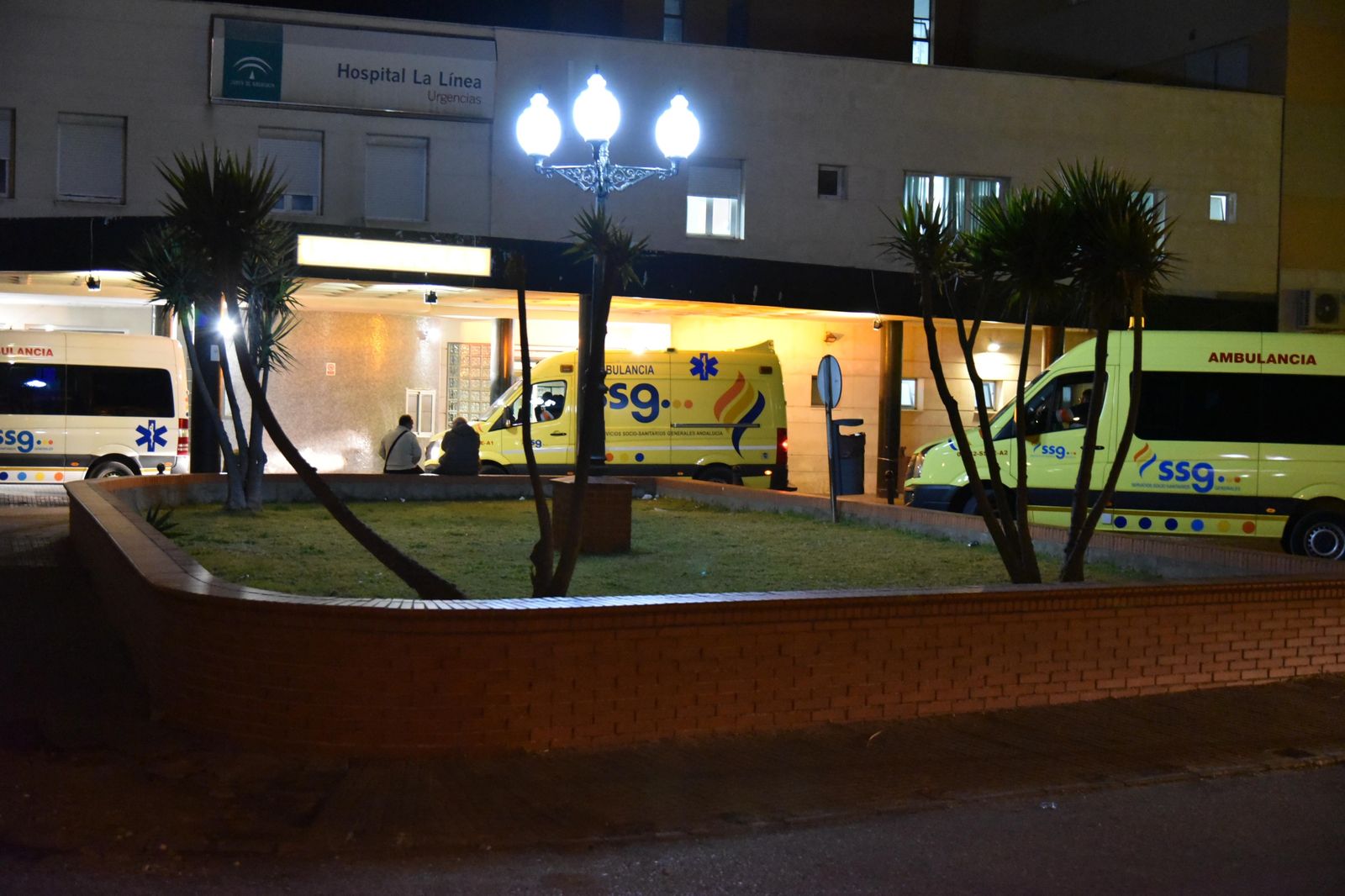 Imagen del Hospital de La Línea, poco después de que se produjeran los hechos