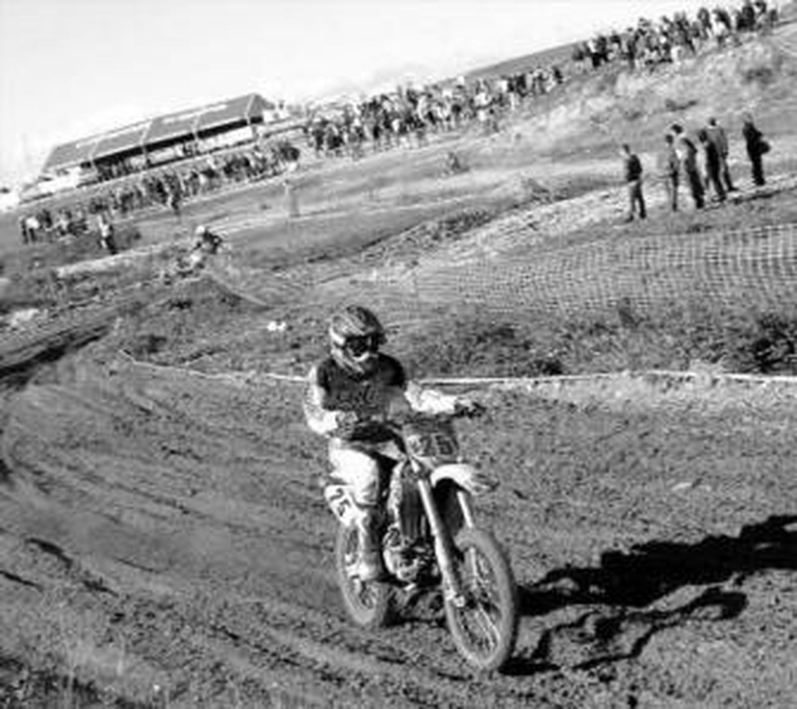 Francisco Lobato, durante la carrera del domingo.