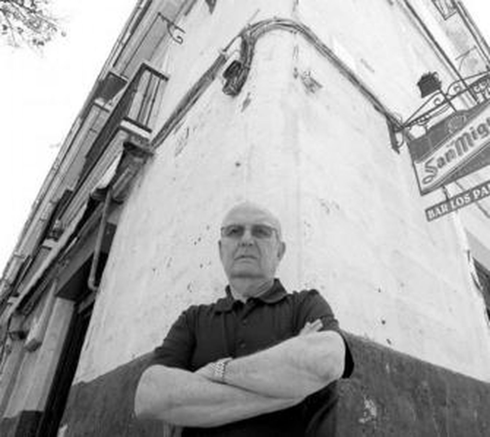 En la imagen, Manuel Paredes Grosso, en el casco histórico de Cádiz.