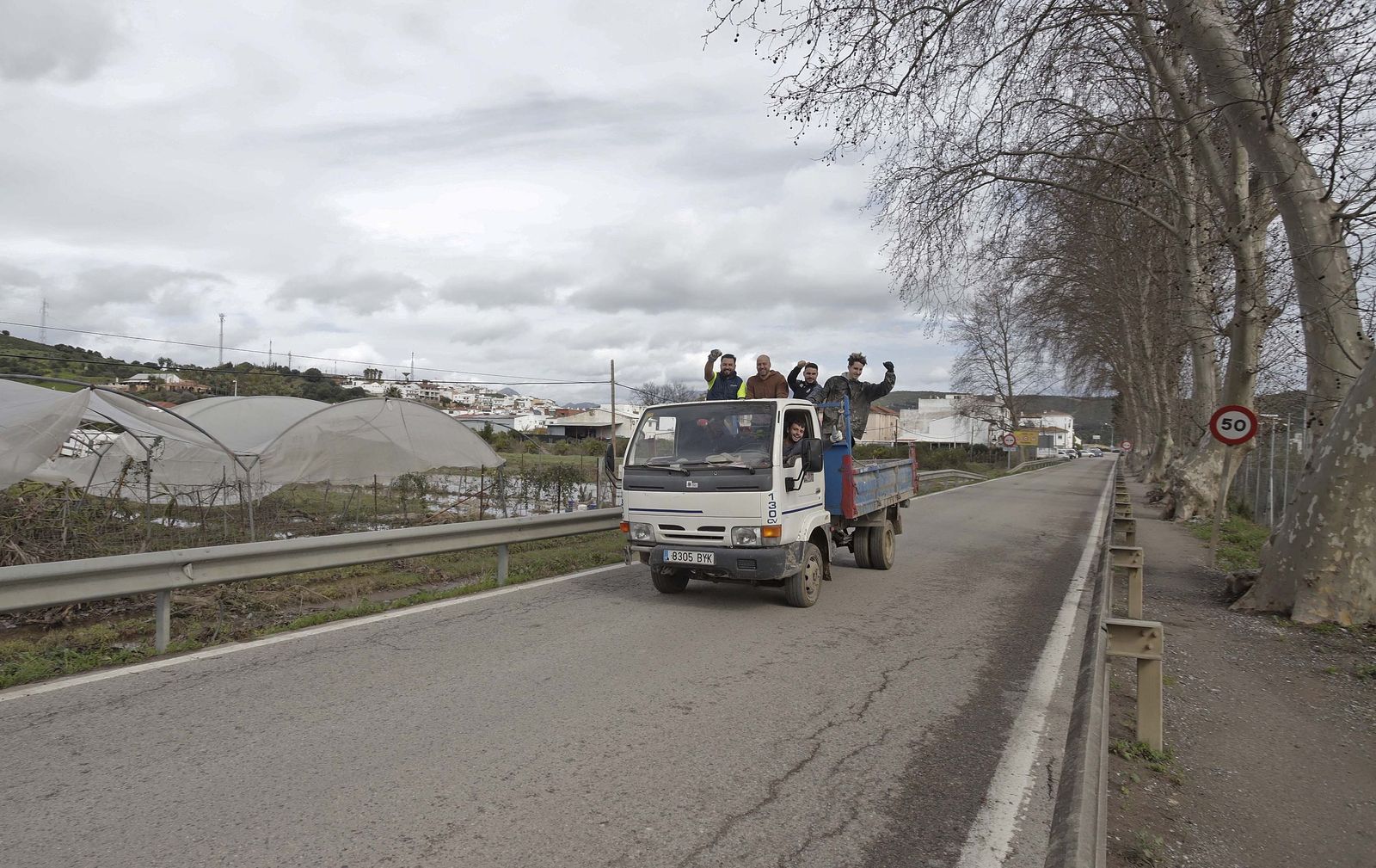 San Martín del Tesorillo después de la borrasca Marta, en imágenes