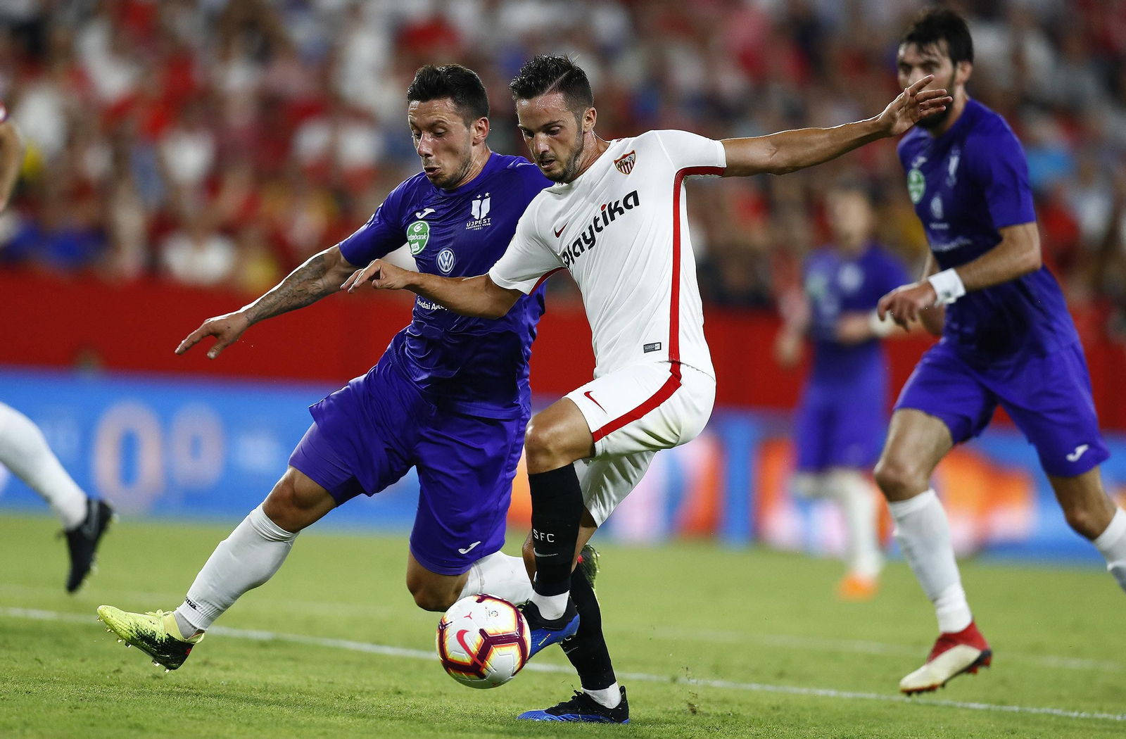 Las imágenes del Sevilla-Újpest