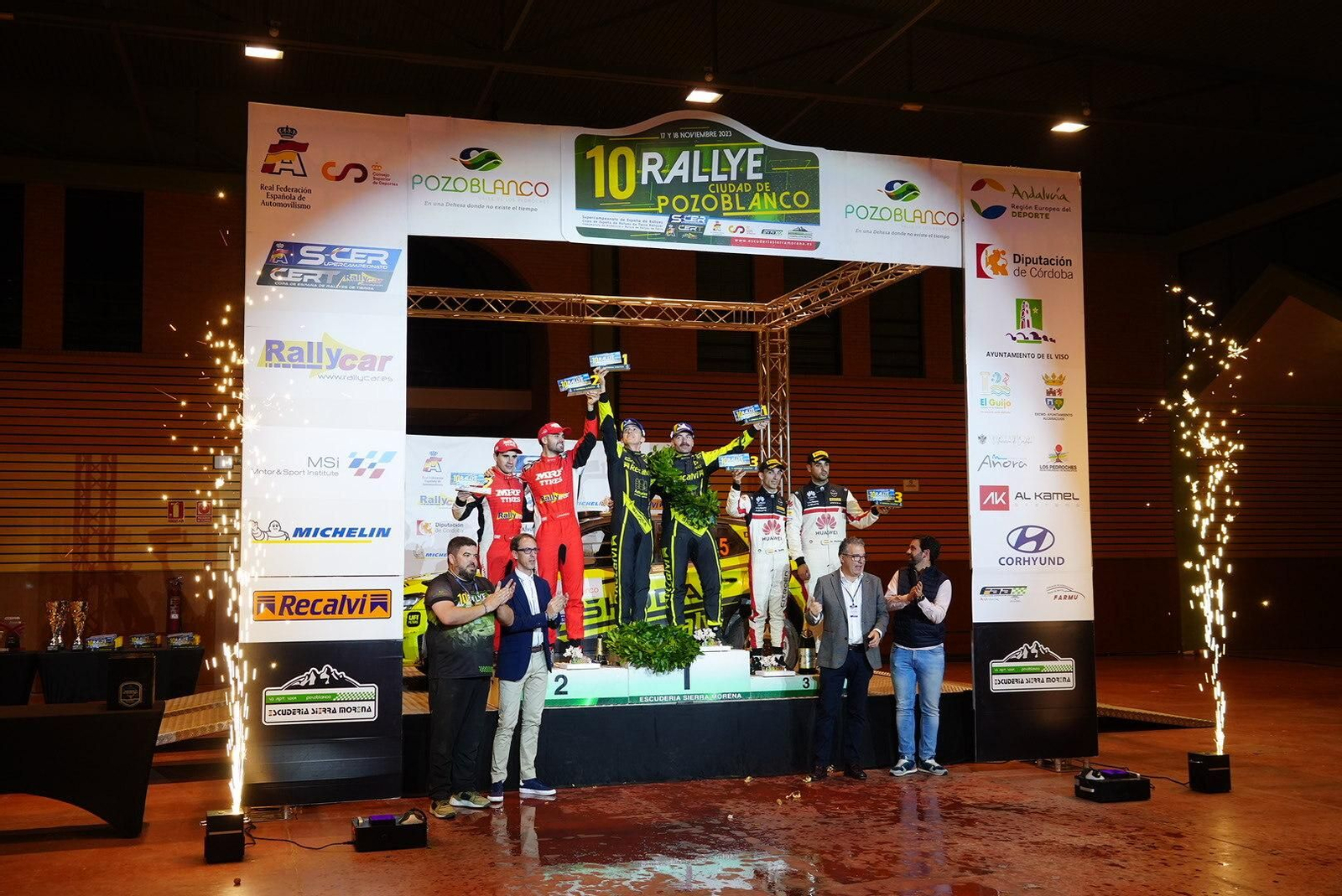 Las mejores imágenes de la entrega de premios del Rallye Ciudad de Pozoblanco