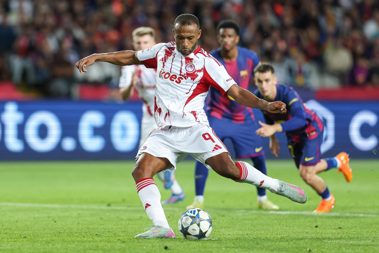 Las fotos del Barcelona-Olympiacos