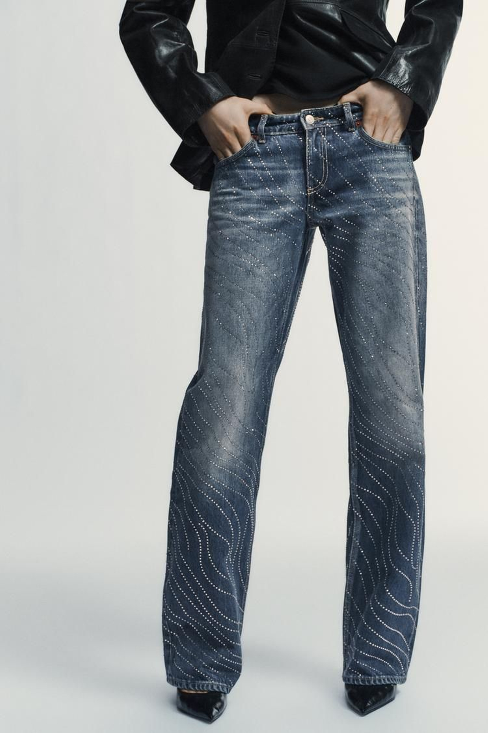 Pantalones vaqueros con lentejuelas