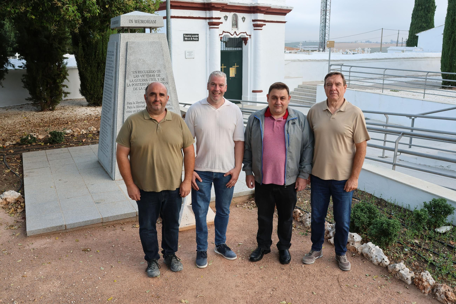 Criado, Granados, Martínez y Carmona en la presentación de los resultados. Criado, Granados, Martínez y Carmona en la presentación de los resultados.