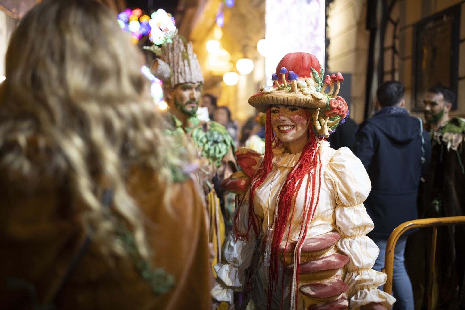 Ambiente en la final  del Carnaval Colombino