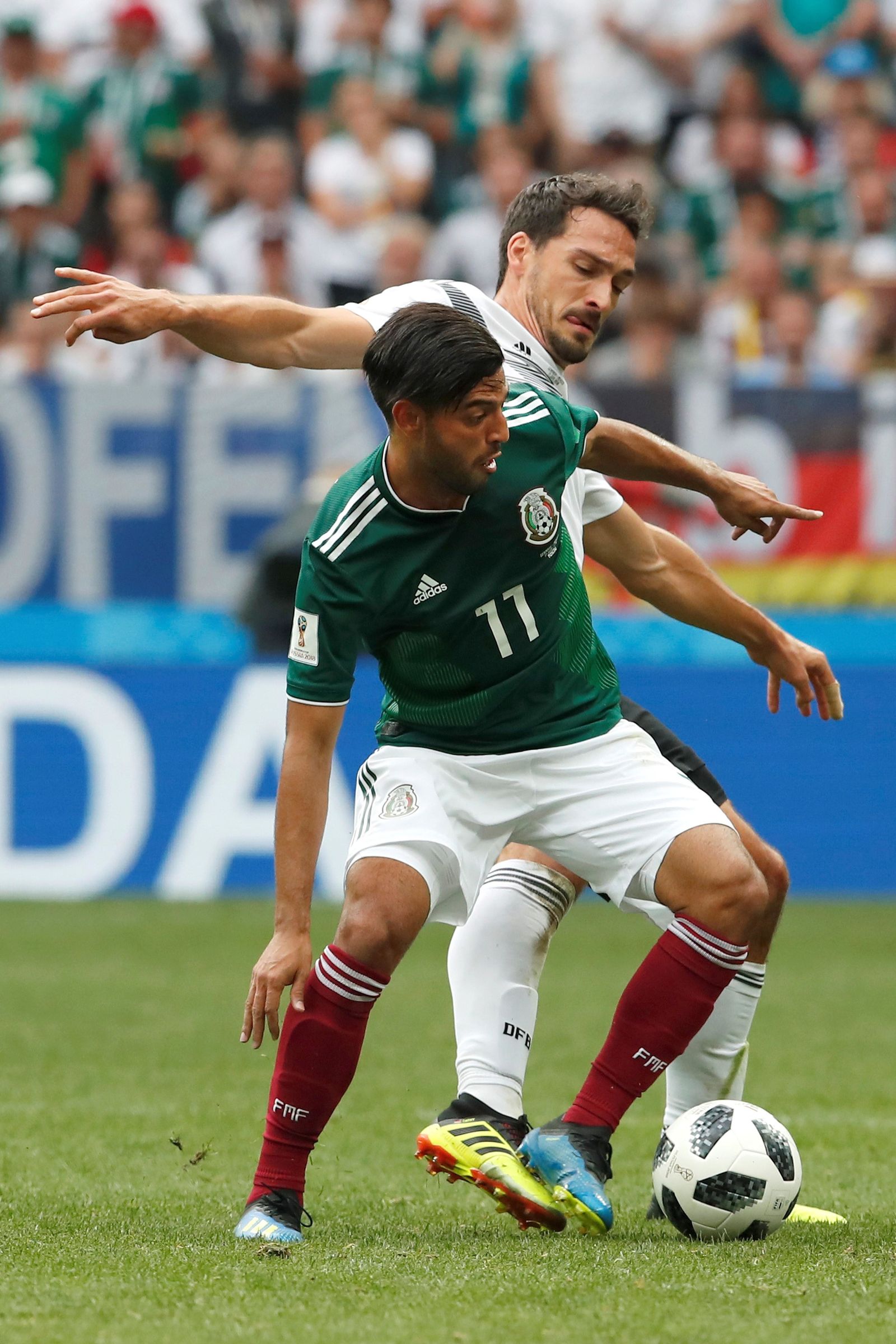 Las imágenes del Alemania-México