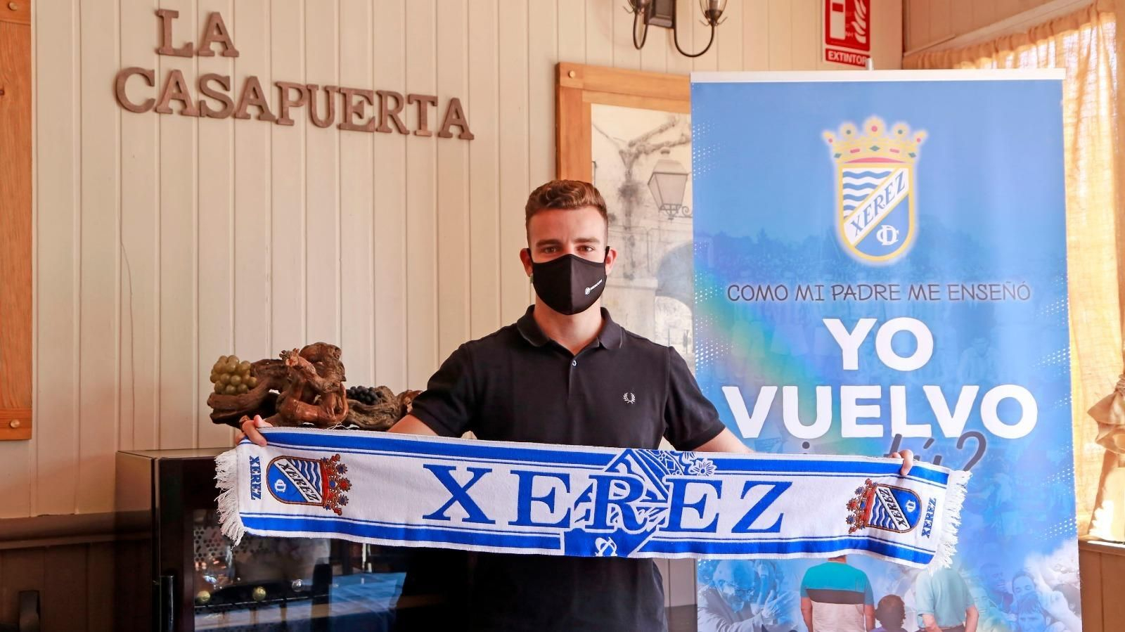 Álex Guti, en la presentación que se ha llevado a cabo en La Casapuerta.