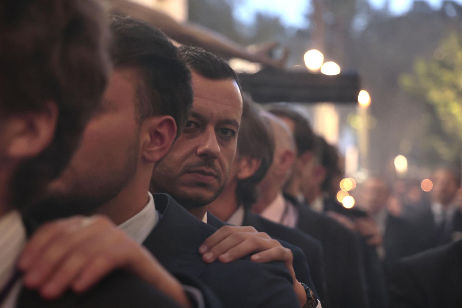 las imágenes de la procesión de el Cristo de la Buena Muerte y la Virgen de la Angustia