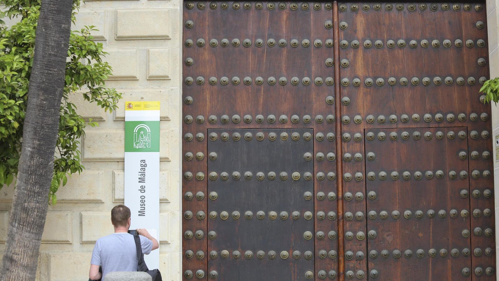 El Museo Málaga, clausurado por la epidemia.