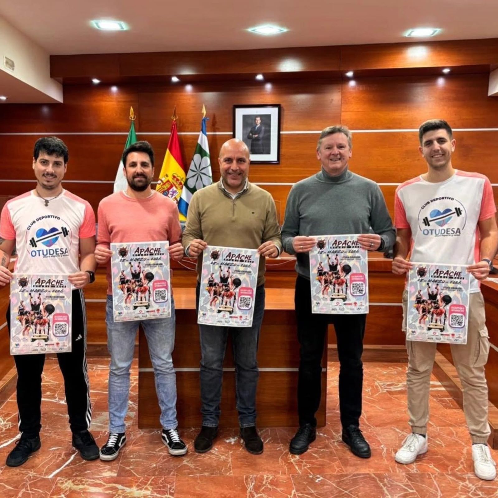 Momento de la presentación de la prueba.