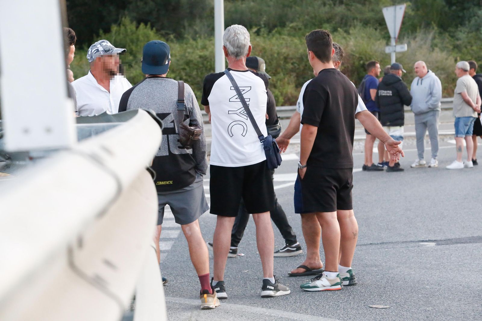 Fotos de la jornada del jueves de la huelga del metal en el Campo de Gibraltar