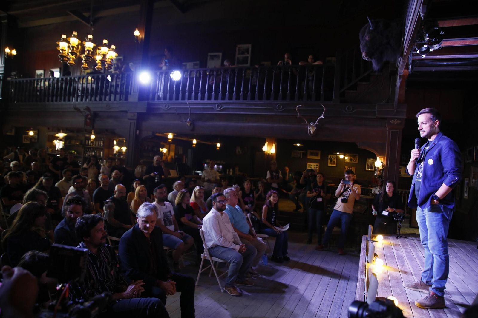 Entrega premio "Spirit of the West" al director Lisandro Alonso