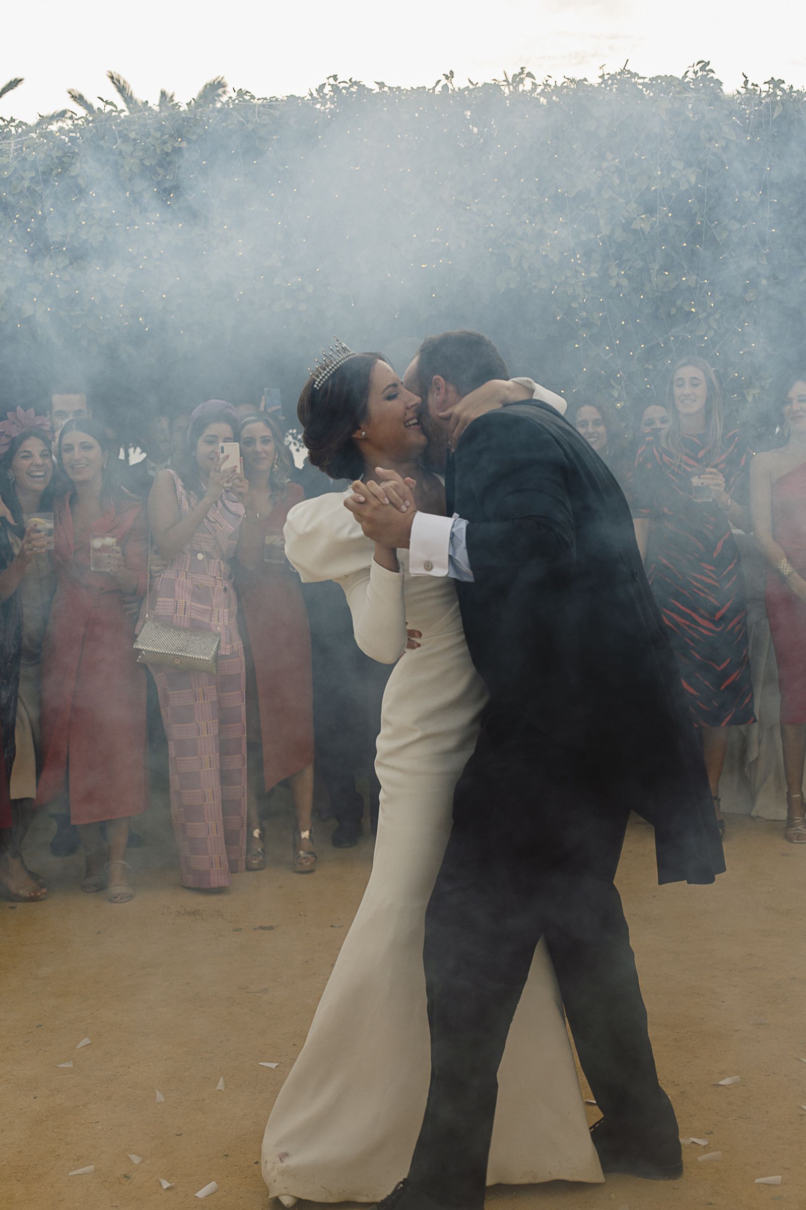 Los novios abriendo el baile