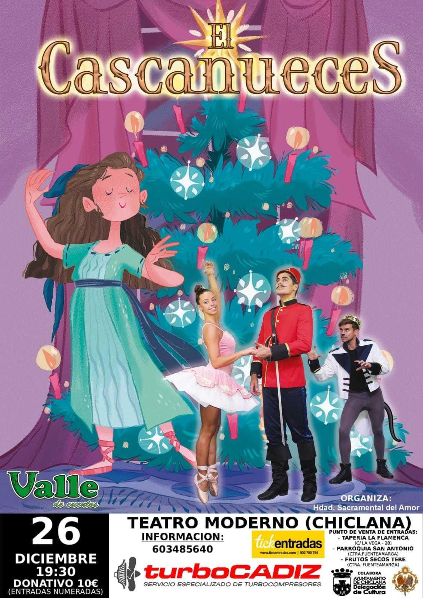 Cartel de la obra que se representará el próximo 26 de diciembre en dos sesiones.