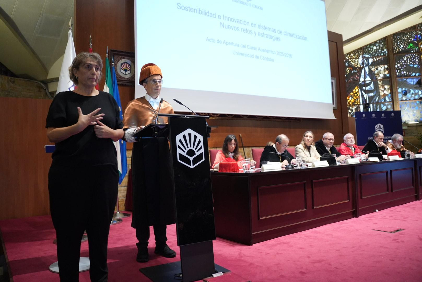 La inauguración del curso en la Universidad de Córdoba, en imágenes