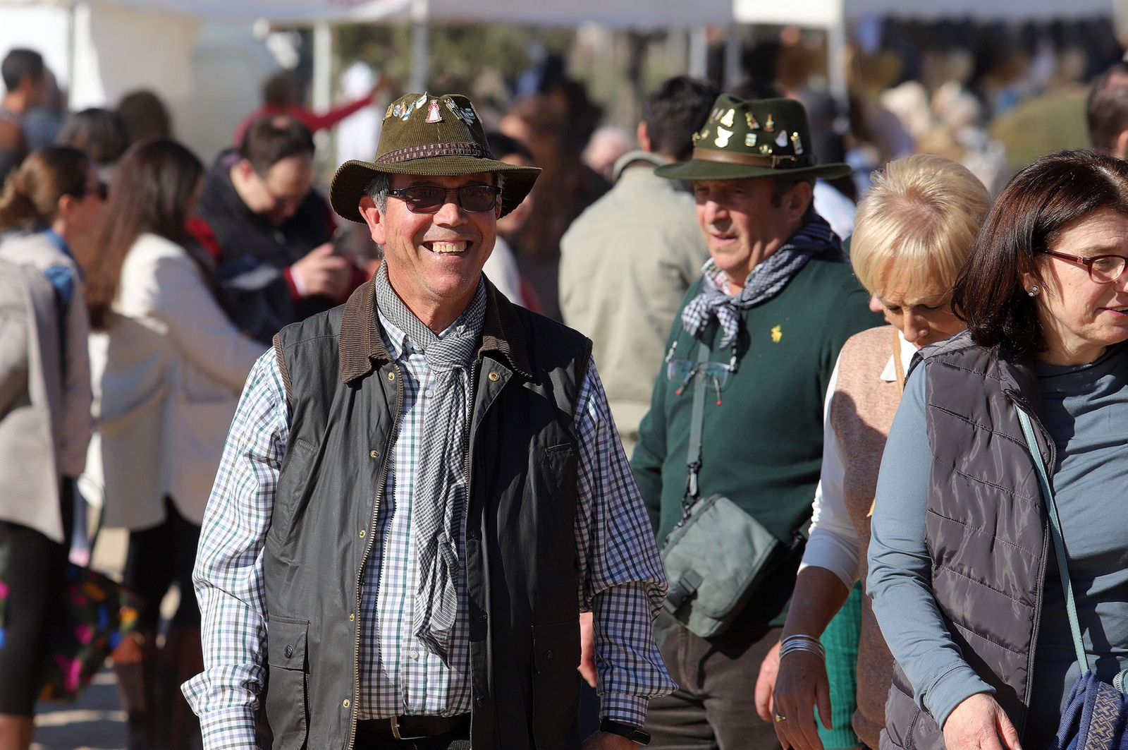 Imágenes del ambiente en la aldea del Rocío para celebrar la Candelaria