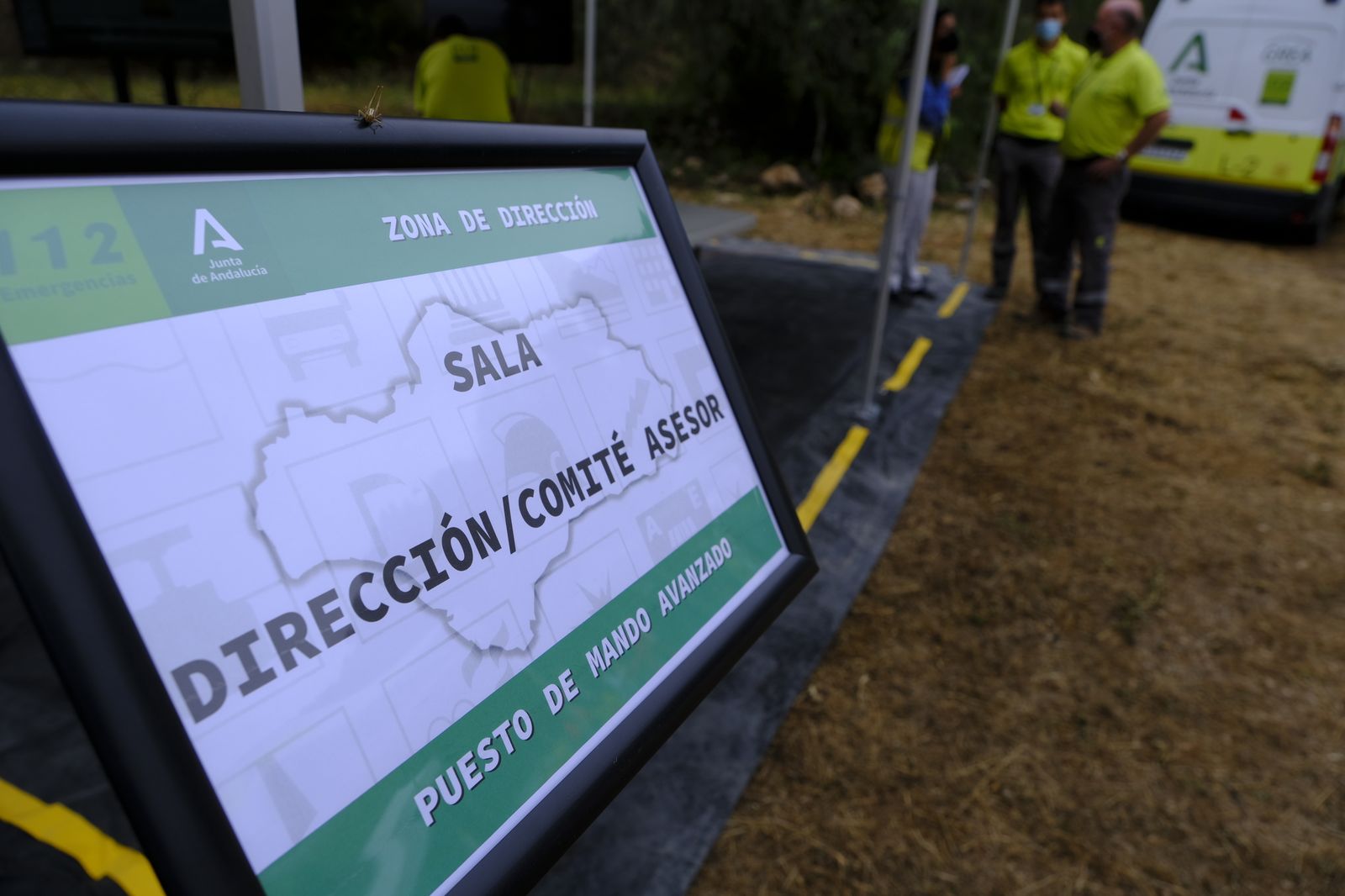 Fotogalería simulacro incendio forestal. Parque periurbano de Castala. Berja (Almería)