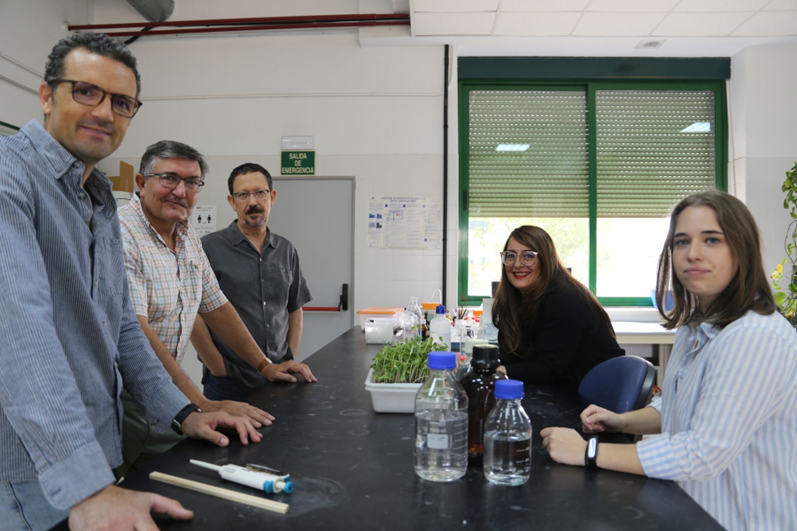 El equipo de Fisiología Vegetal de la UCO.