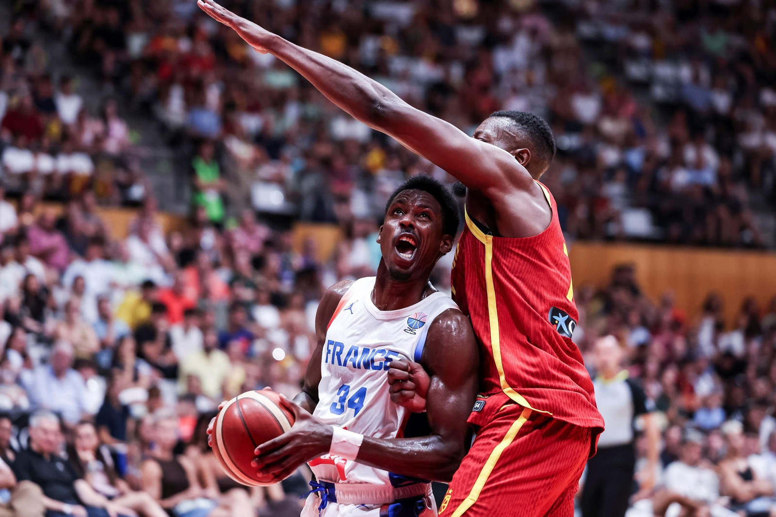 Las fotos del España - Francia de baloncesto