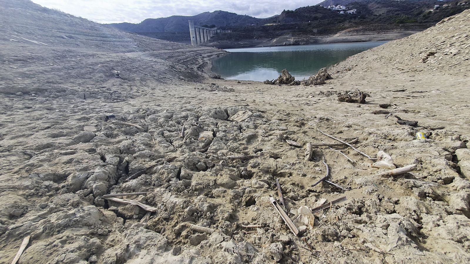 Pantano de Guadalteba.