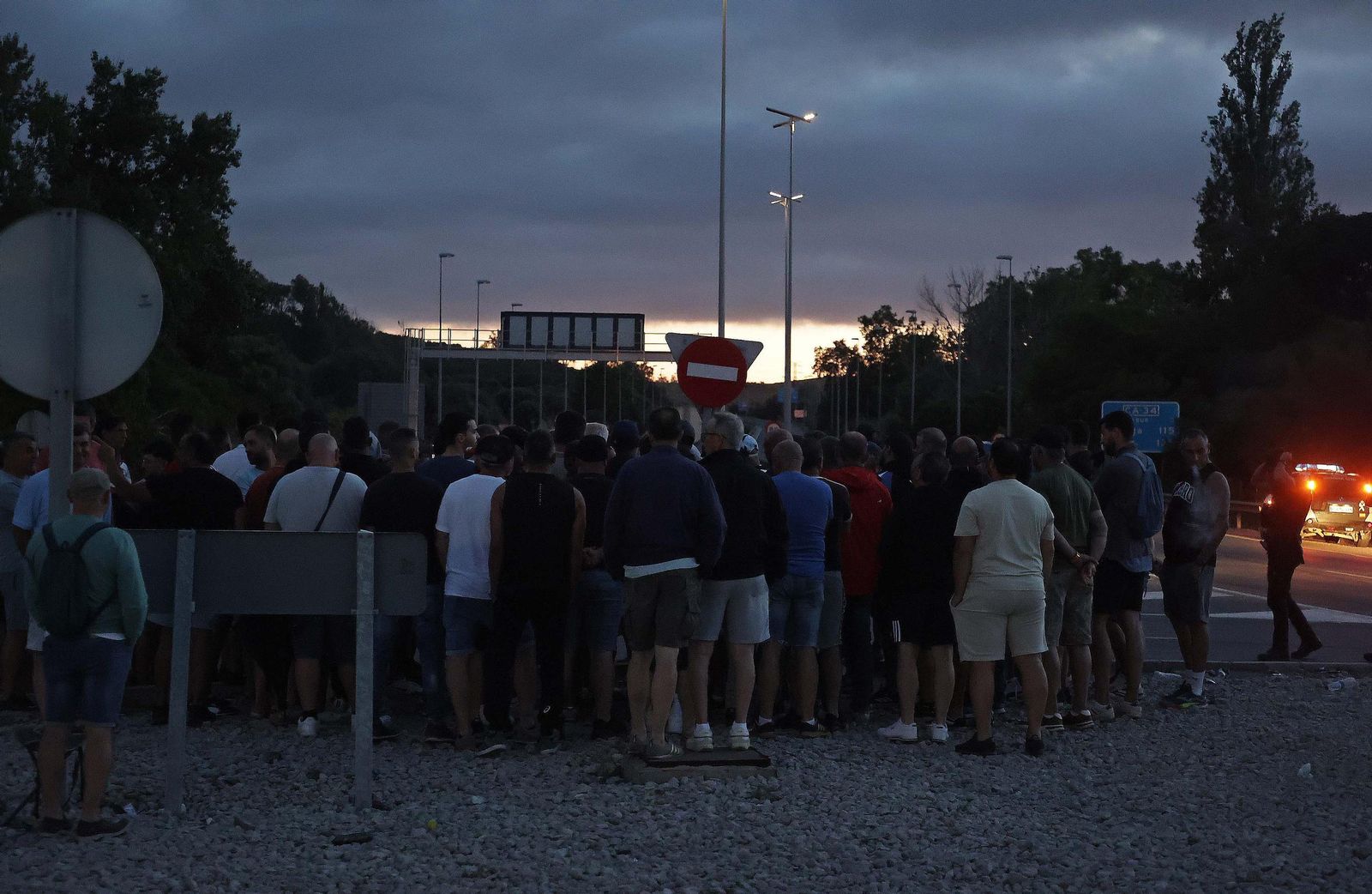 Fotos de la jornada del miércoles de la huelga del metal en el Campo de Gibraltar