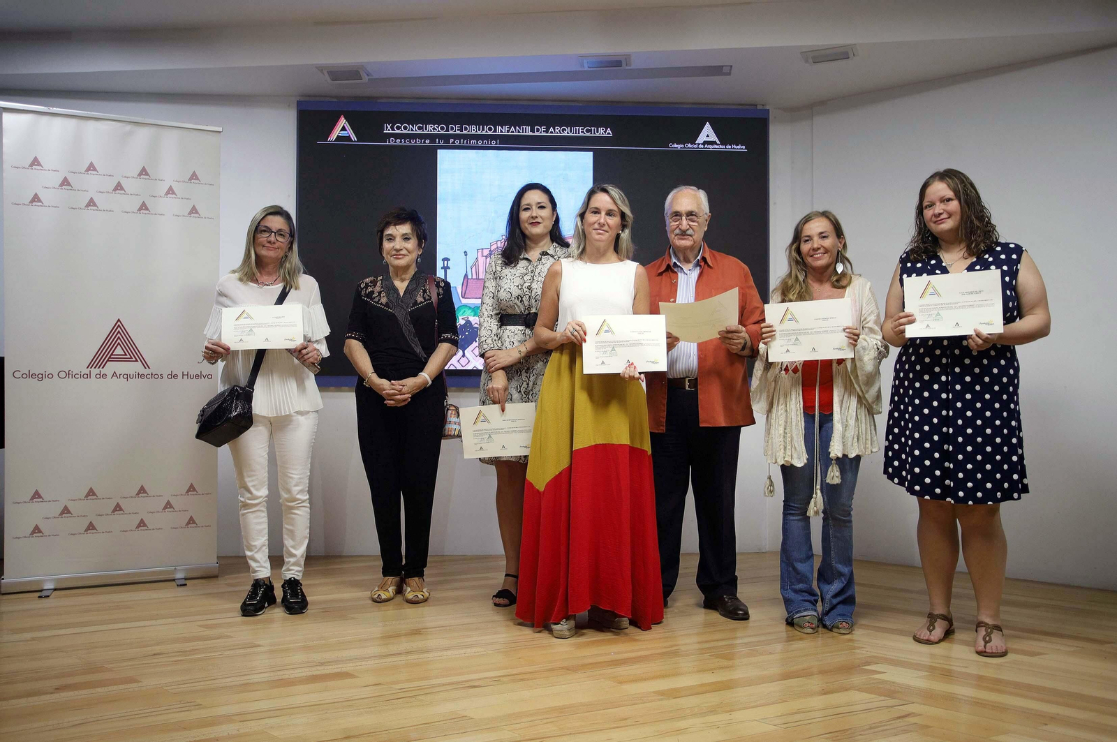 Imágenes de la entrega de premios del 'IX Concurso Infantil de Arquitectura'