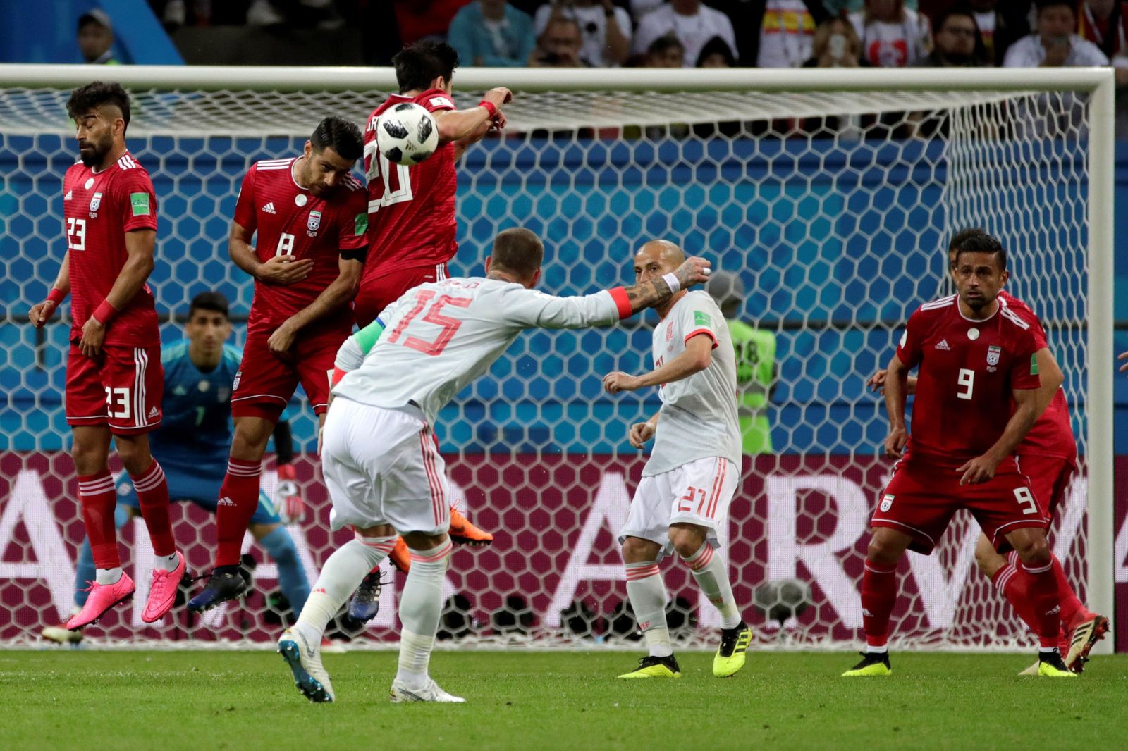 Las imágenes del Irán-España