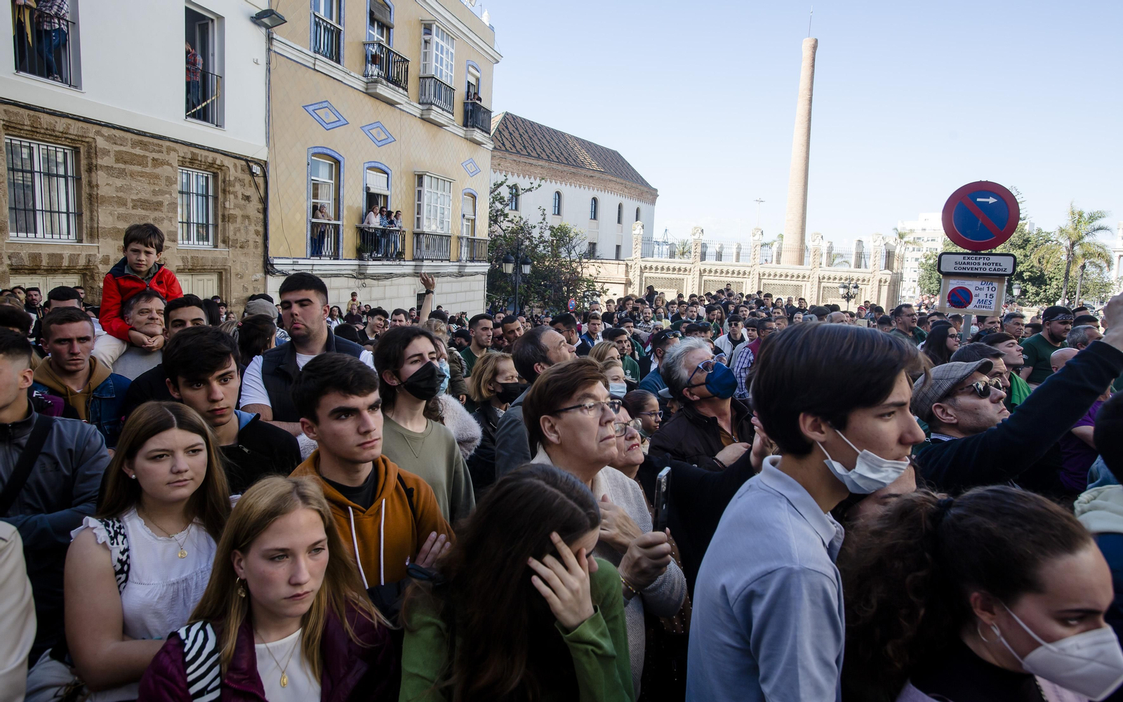 Las imágenes de la cofradía de Las Cigarreras en la Semana Santa de Cádiz 2022
