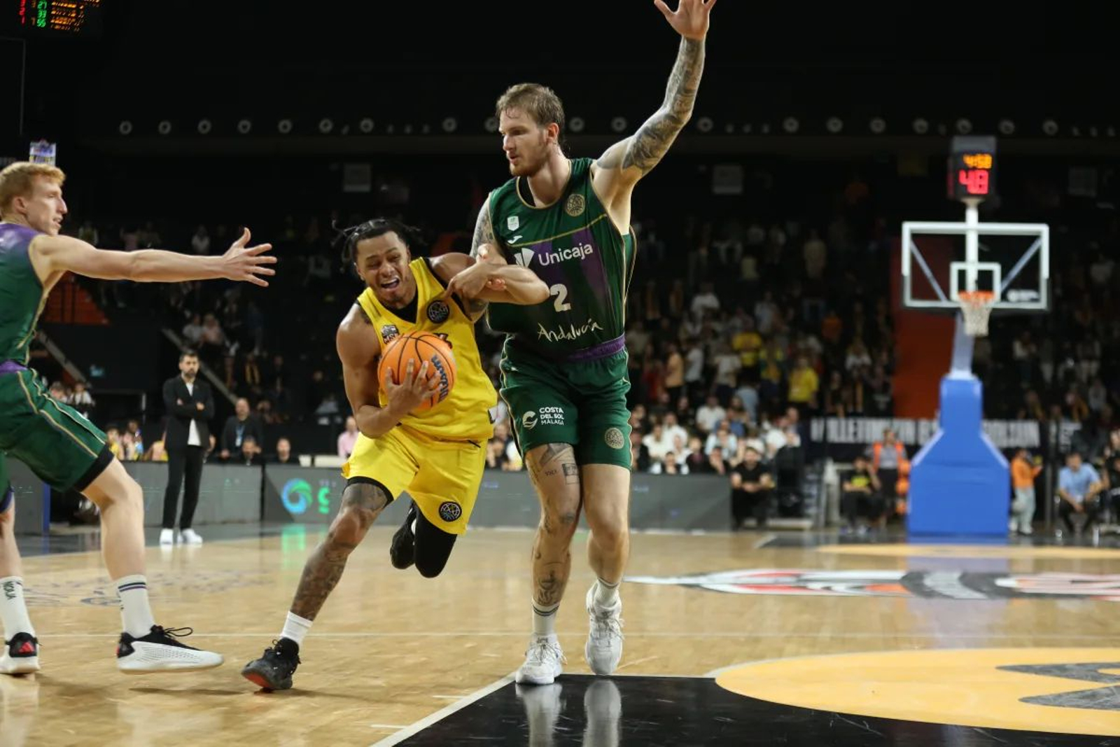 El Mersin-Unicaja, en fotos