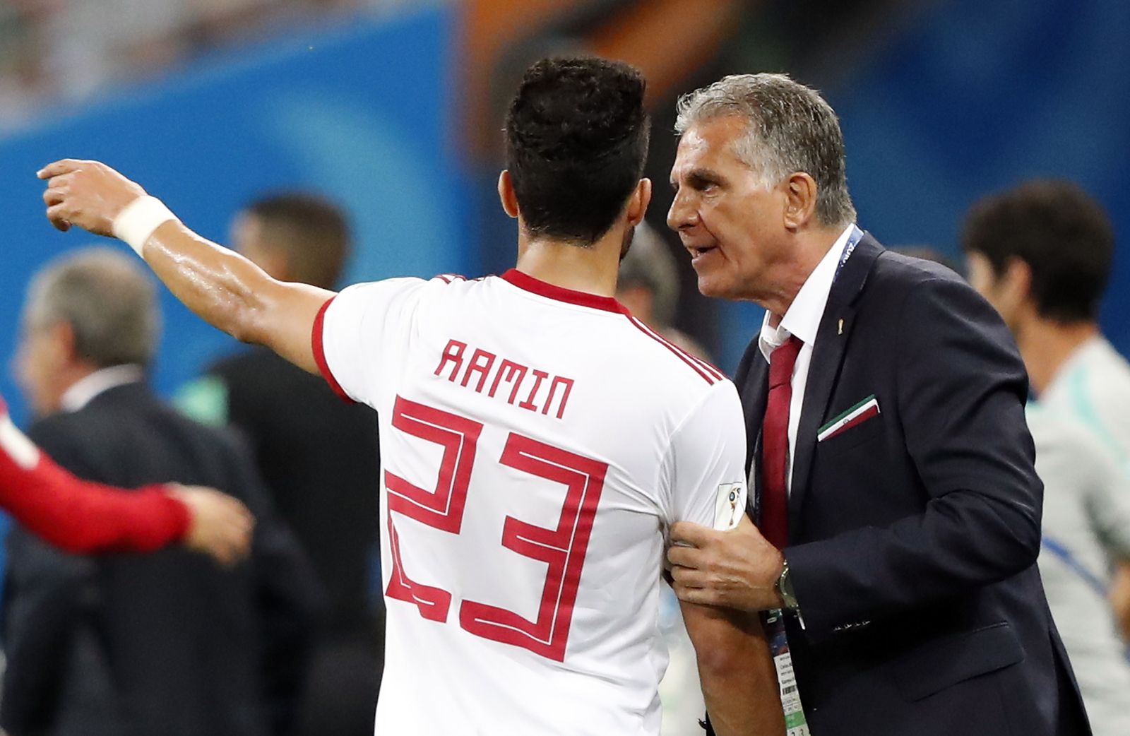 Las imágenes del Irán-Portugal