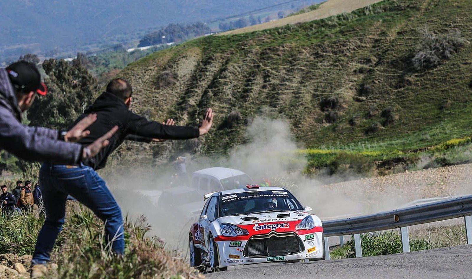 Un tramo del Rallie Sierra Morena