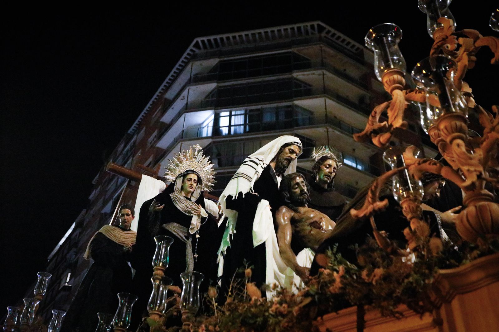 La procesión de La Caridad de Almería, en imágenes