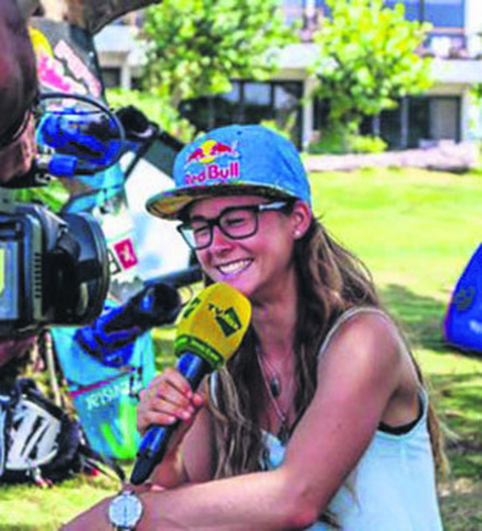 Gisela Pulido, en una entrevista.