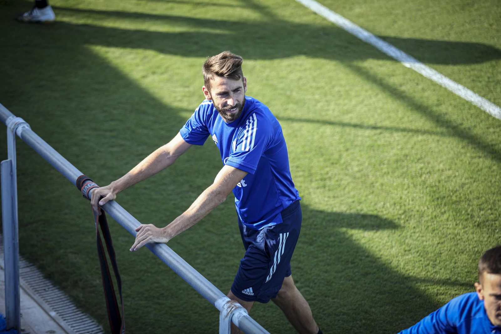 José Mari en un entrenamiento.