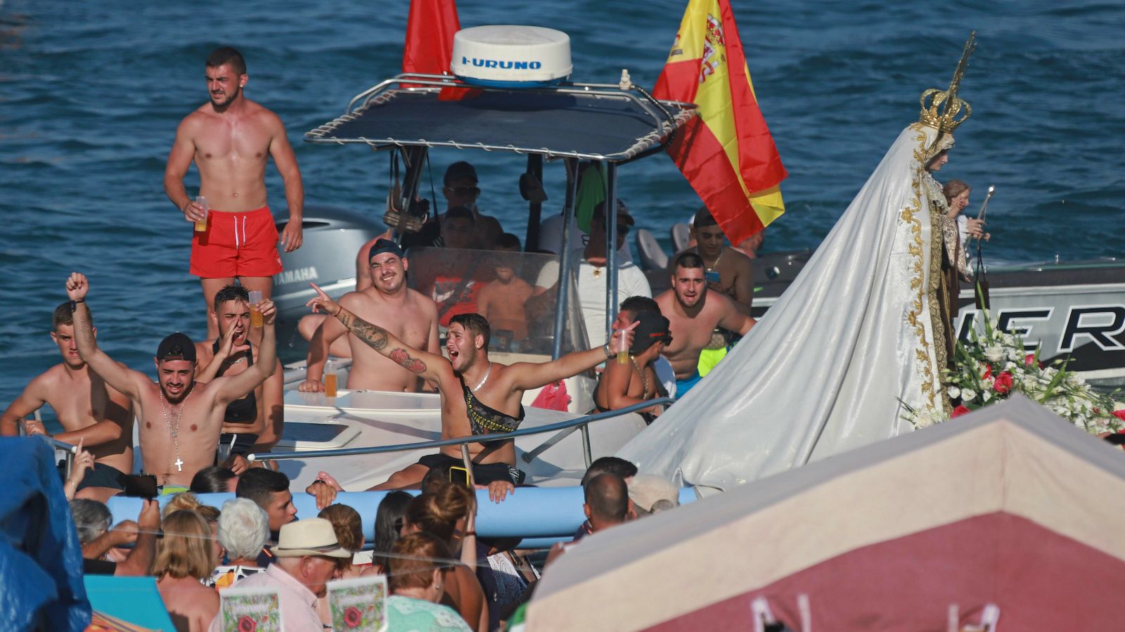 Las mejores fotos de la procesión de la Virgen del Carmen en La Línea