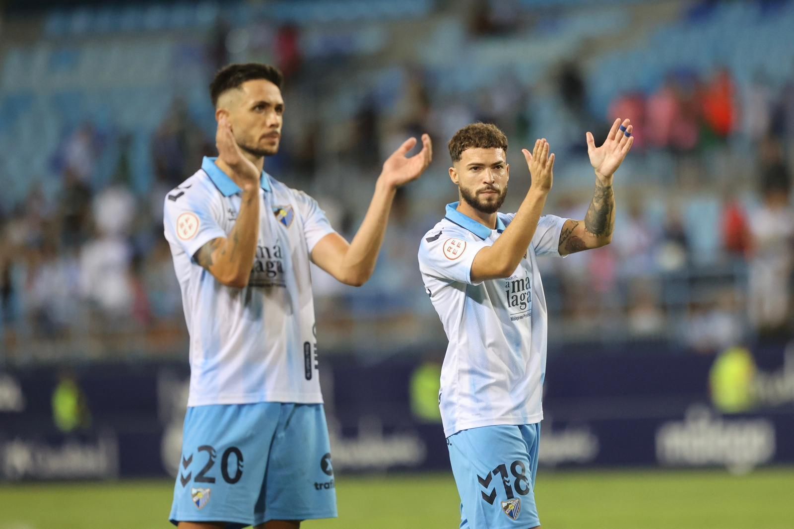 El Málaga CF-Atlético de Madrid B, en fotos