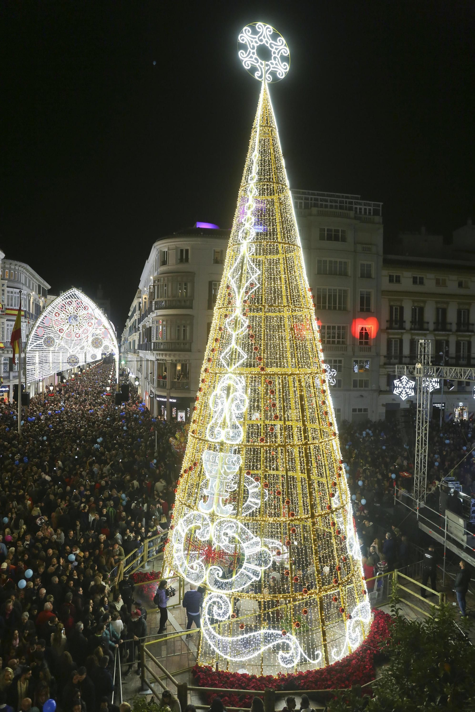 Málaga se enciende por Navidad