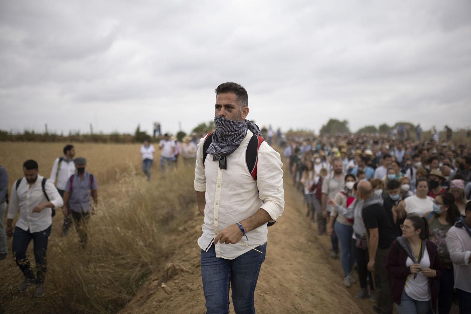 Imágenes del traslado de la Virgen del Rocío de Almonte hasta El Chaparral