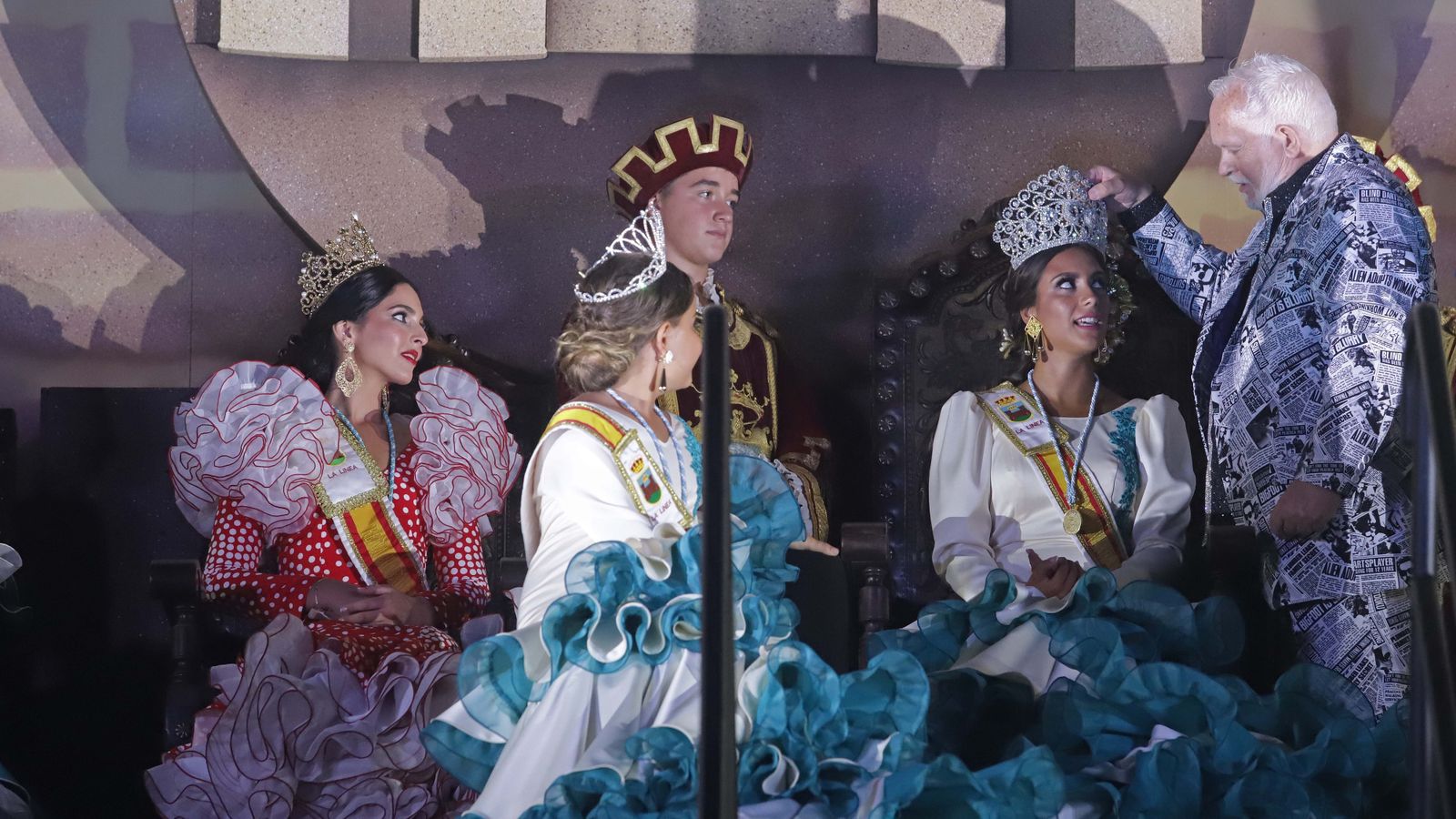 Fotos de la Coronación de las Reinas y Damas de la Feria de La Línea 2022