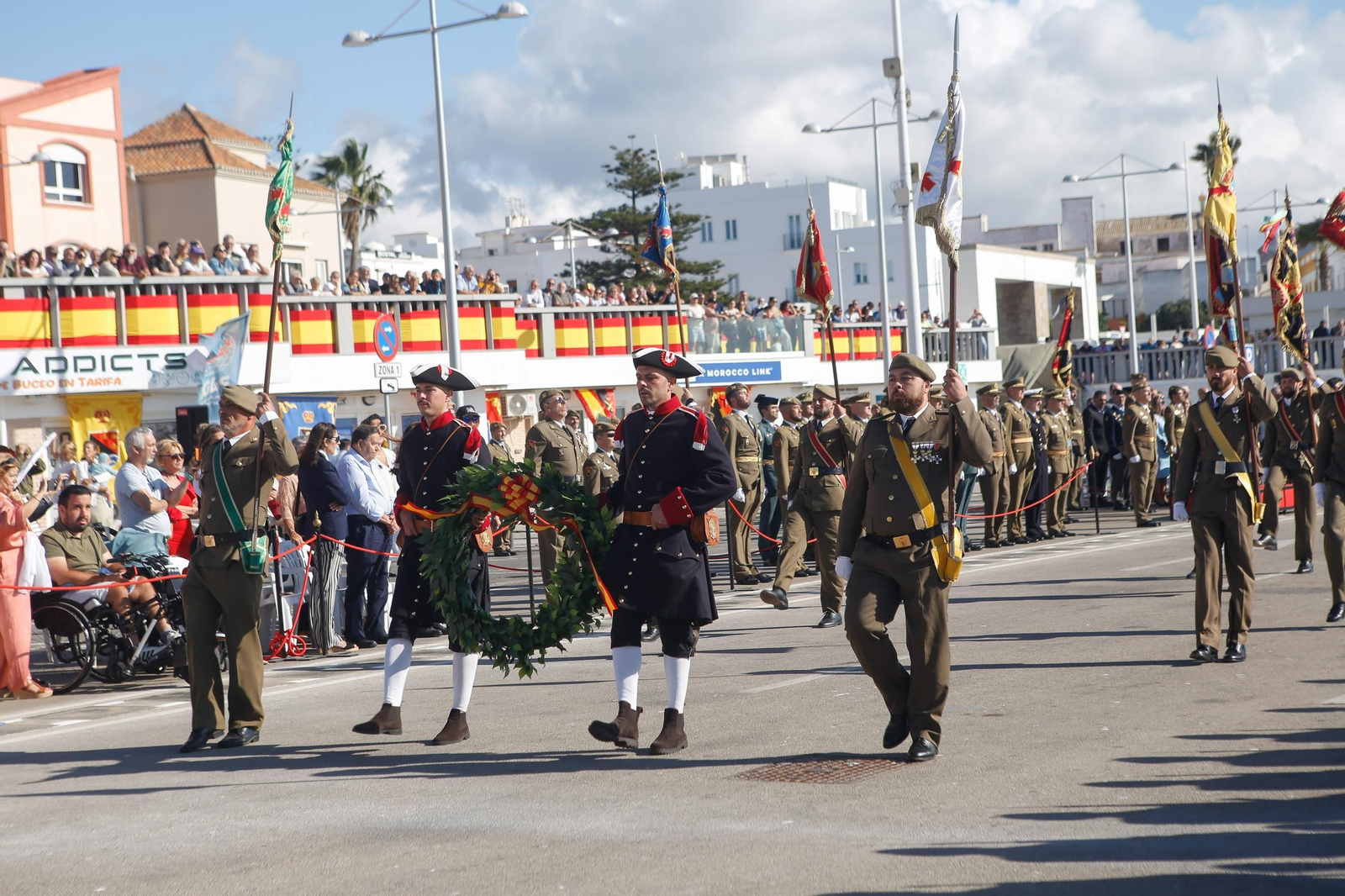 Las fotos de la jura de bandera civil en Tarifa