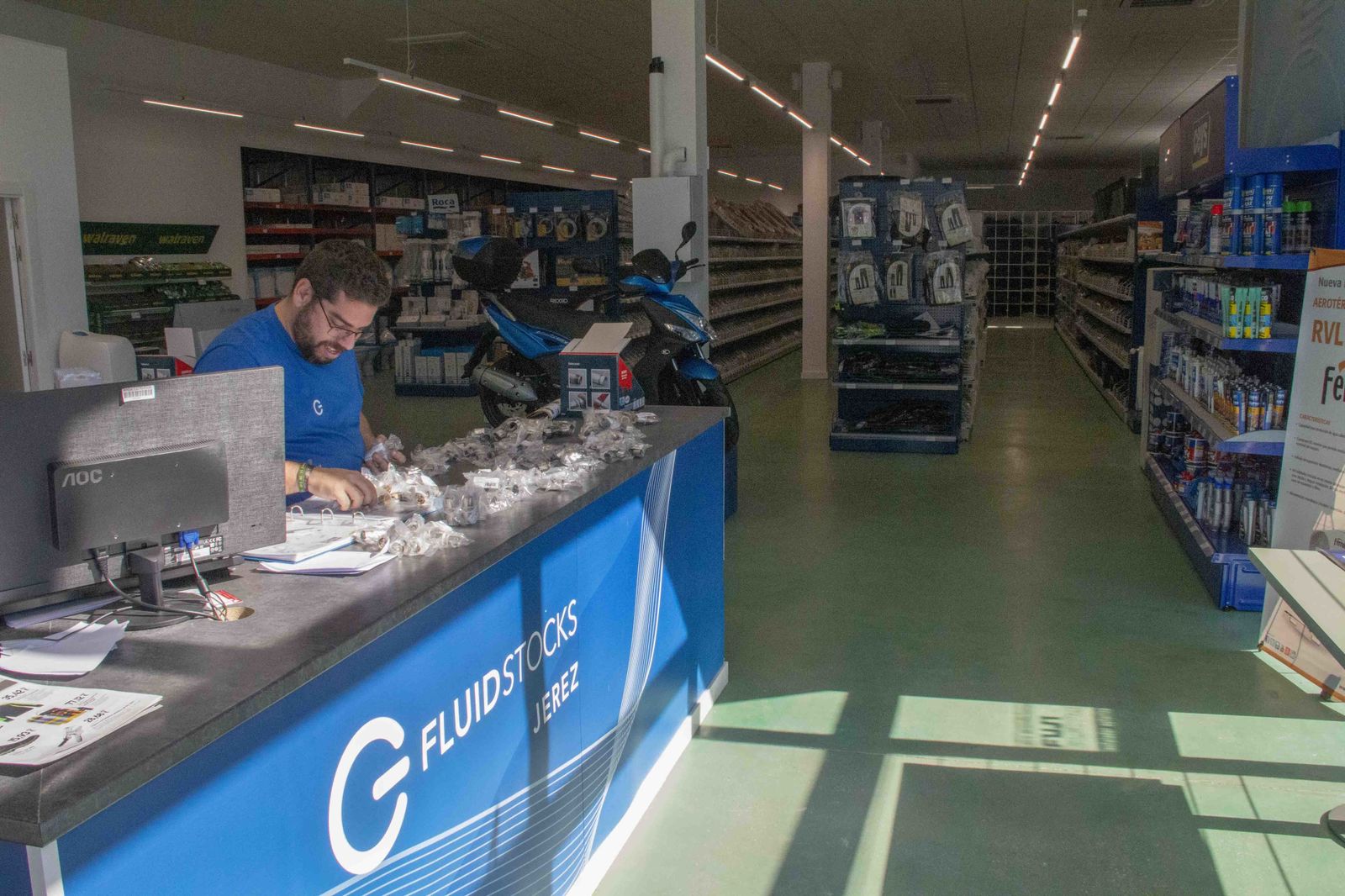 Punto de venta del Grupo Electro Stock.