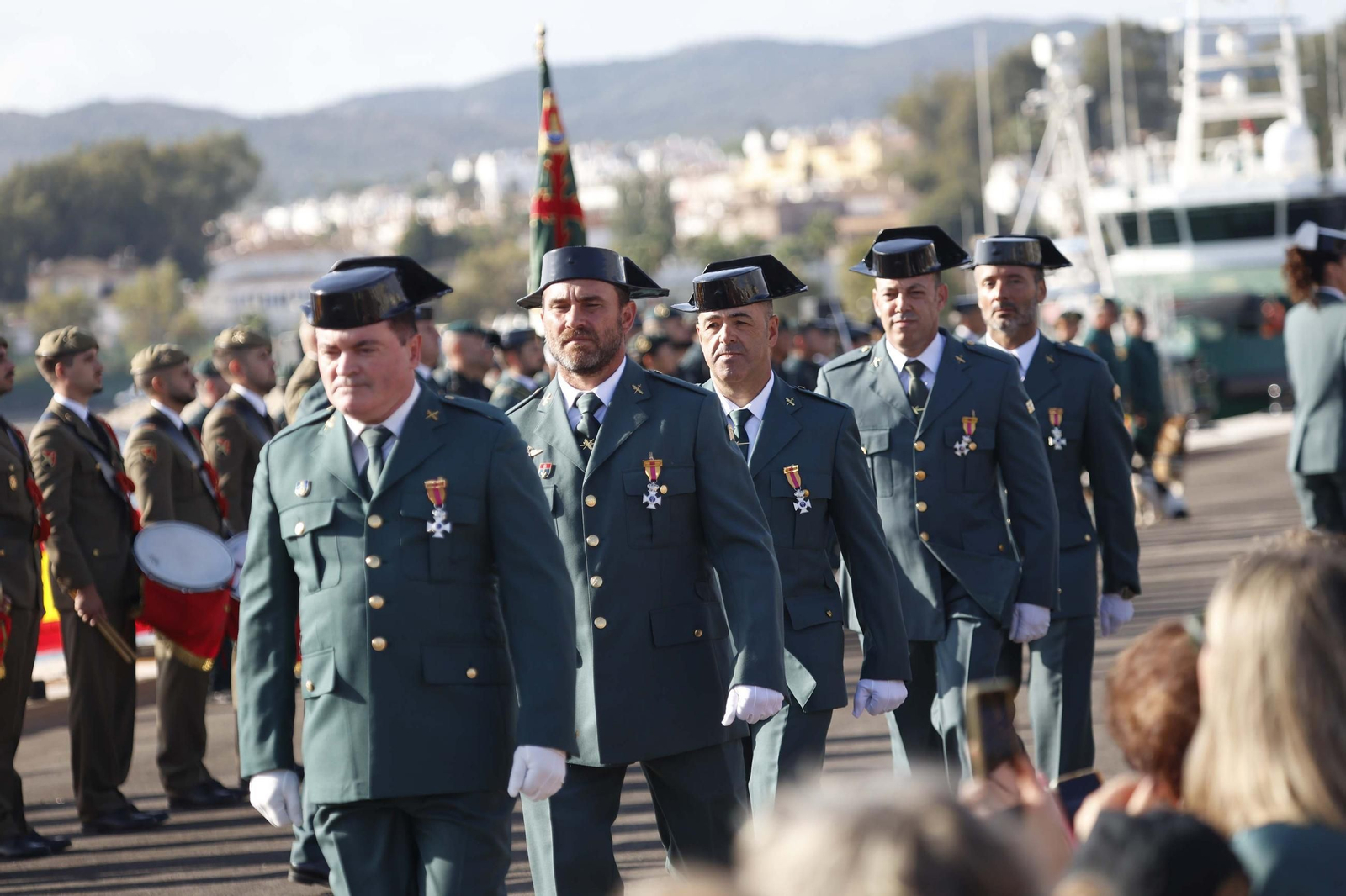 Las fotografías de la inauguración del nuevo muelle de la Guardia Civil en Algeciras