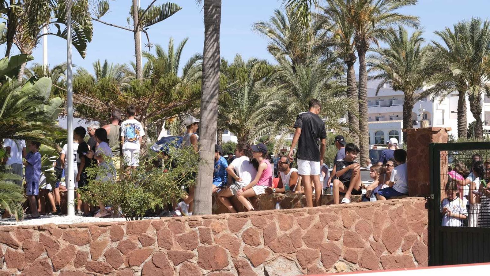 La llegada del Real Madrid a Almería en imágenes