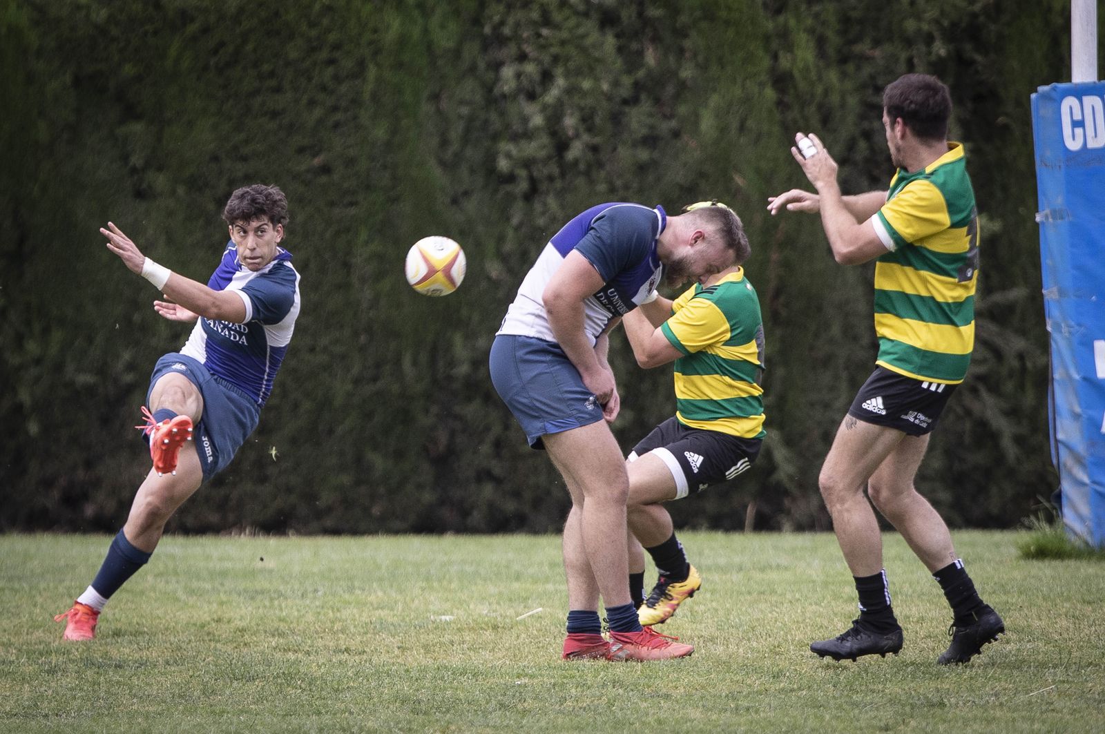 Las mejores fotos del partido del ascenso a División de Honor B de rugby entre Universidad de Granada y Portuense