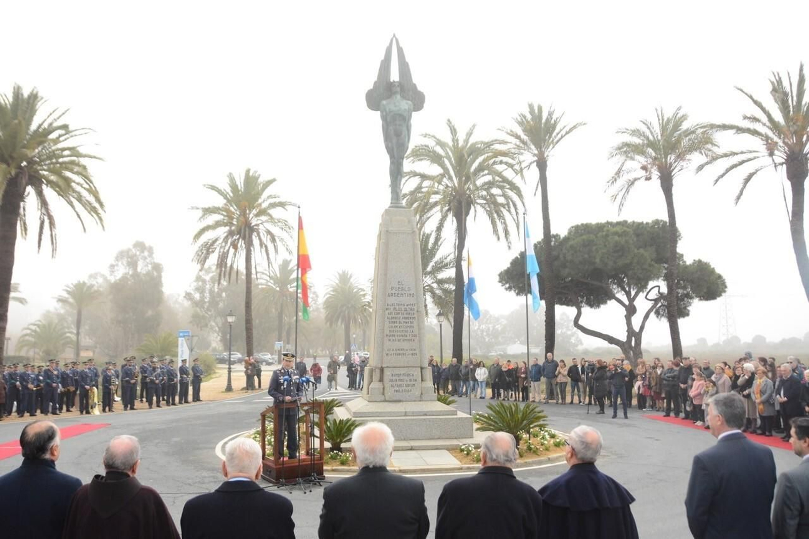 Acto conmemorativo del vuelo del Plus Ultra en La Rábida en el año 2020