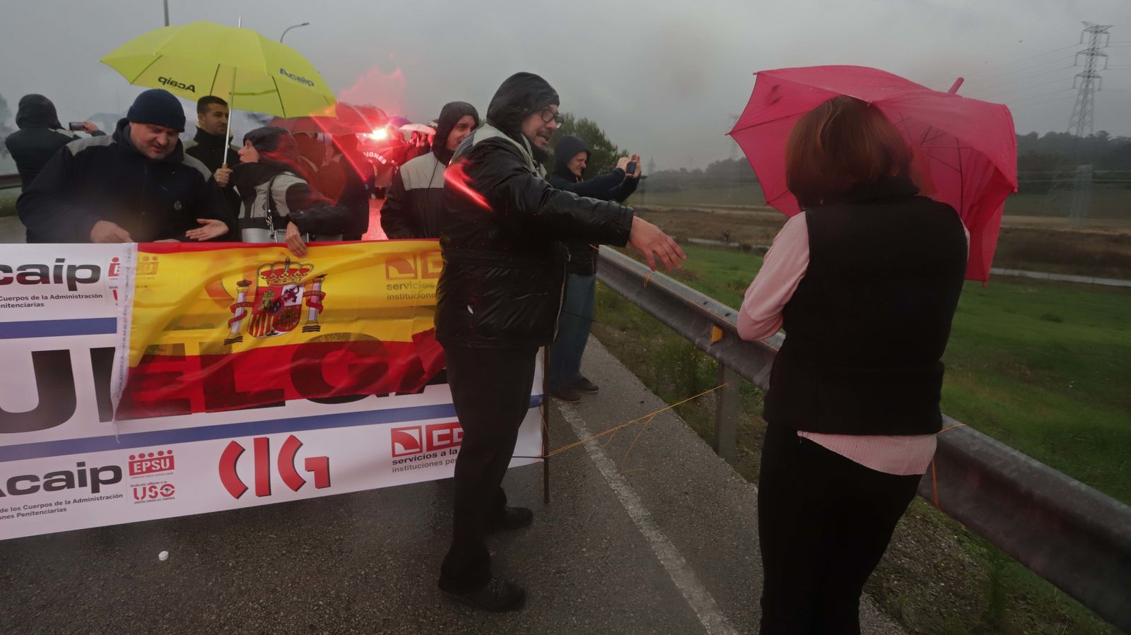 Funcionarios de Botafuegos en huelga