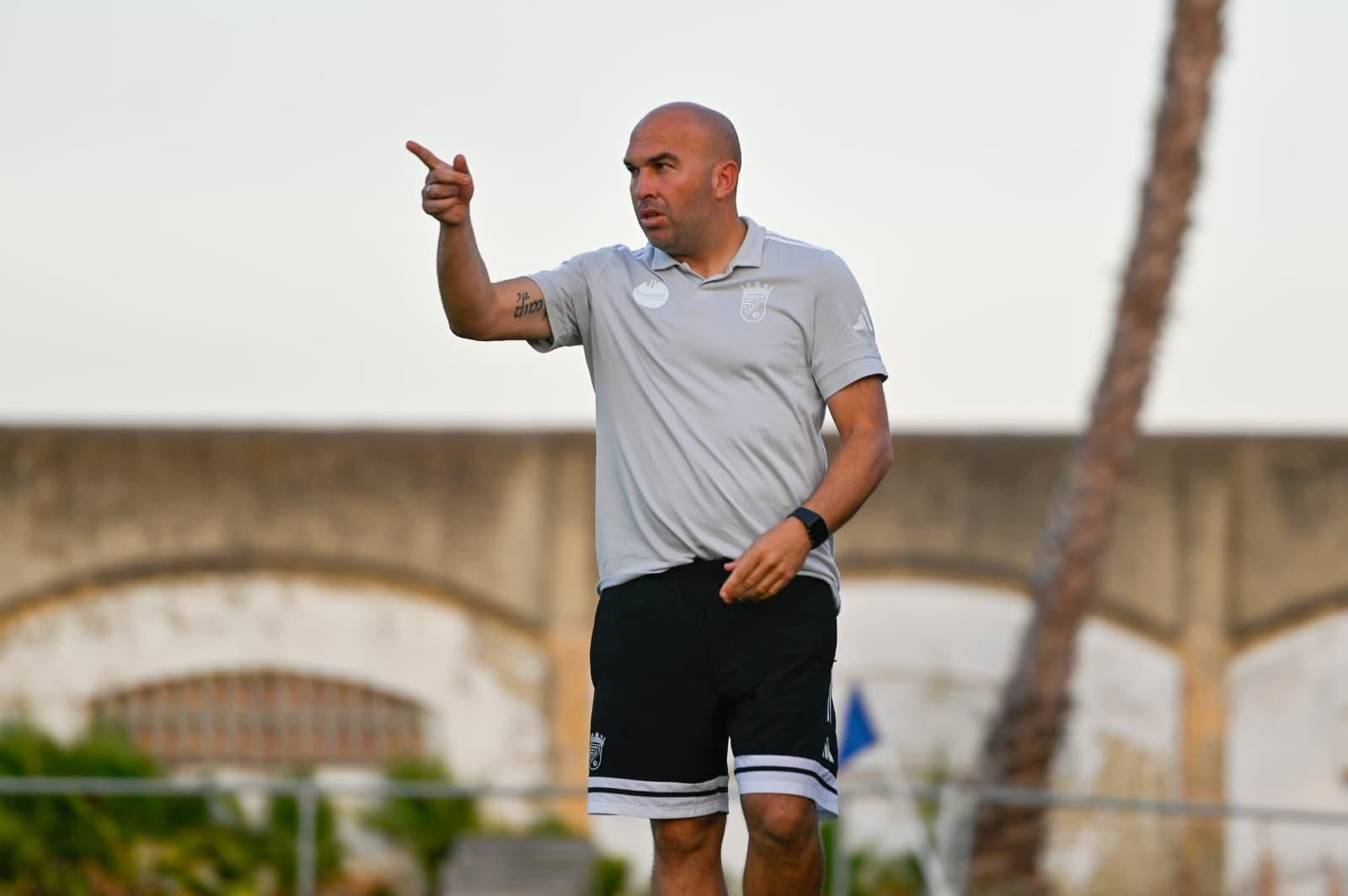 Diego Galiano, durante un partido de la pasada pretemporada.